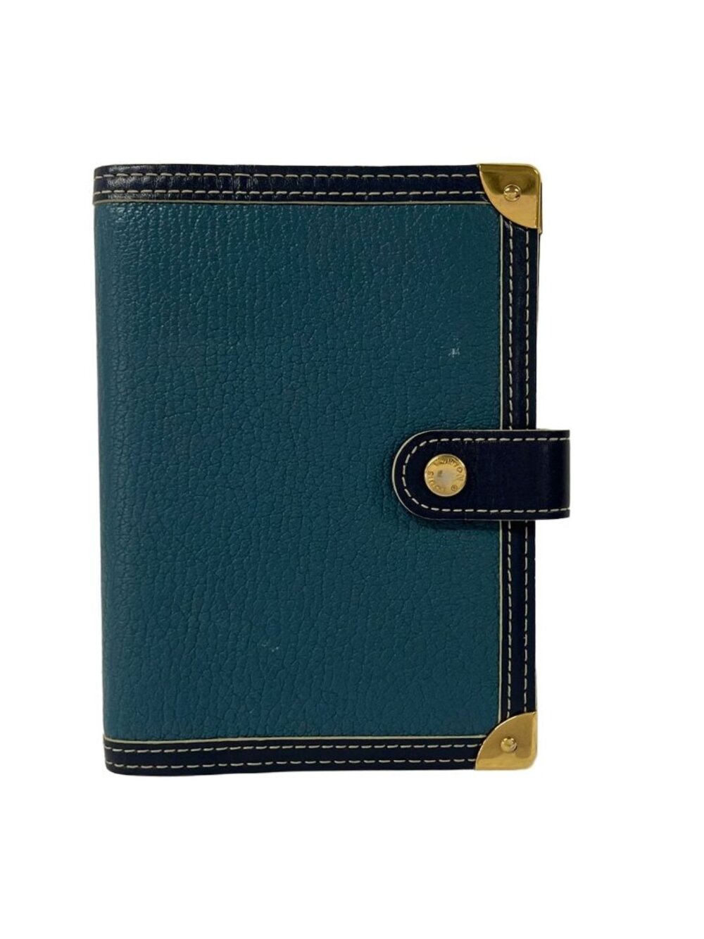 Louis Vuitton Agenda Suhali PM Blue Leather